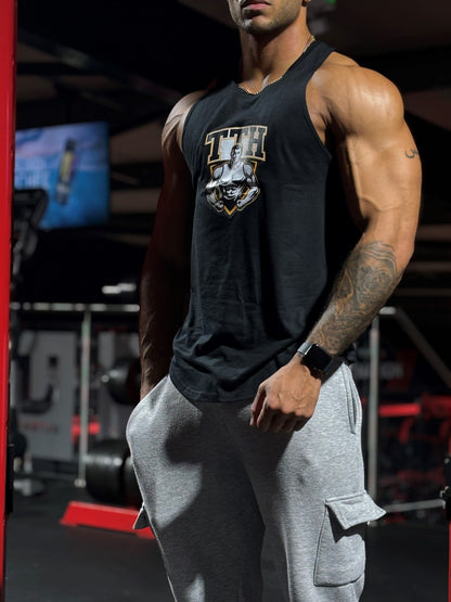 Black Tank Top Hustler Vest