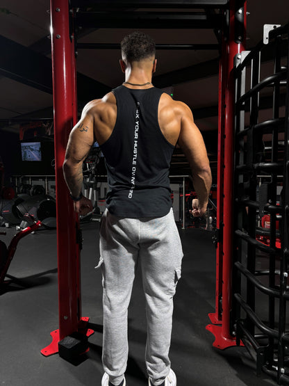 Black Tank Top Hustler Vest